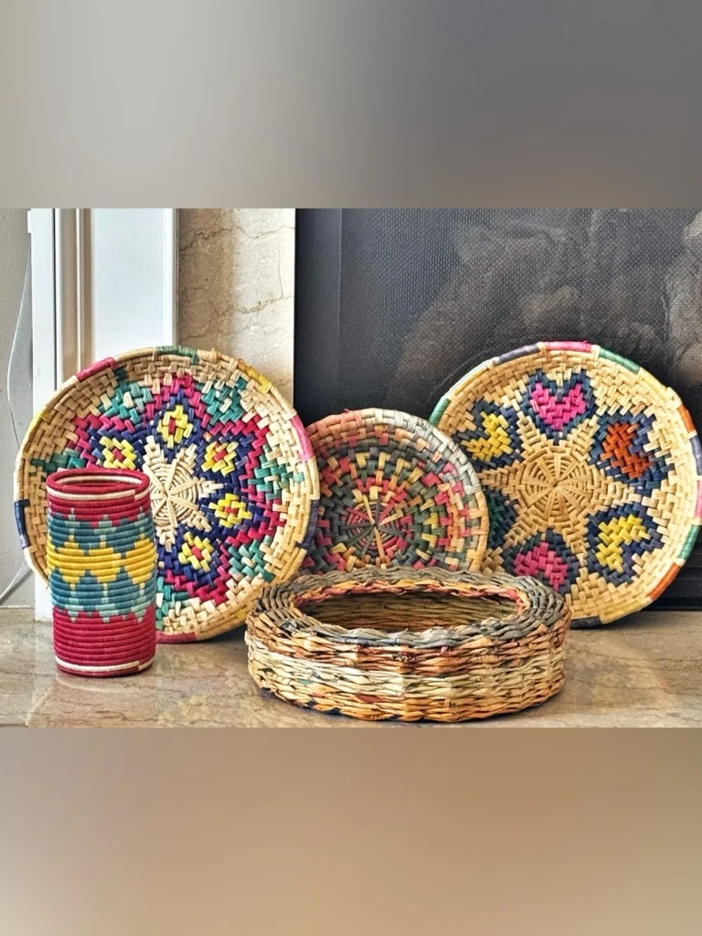 Vintage boho woven